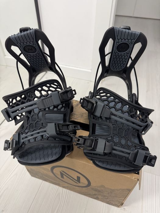 Wiązania snowboardowe Nidecker Fenix Black L Szybkie Wpinanie!