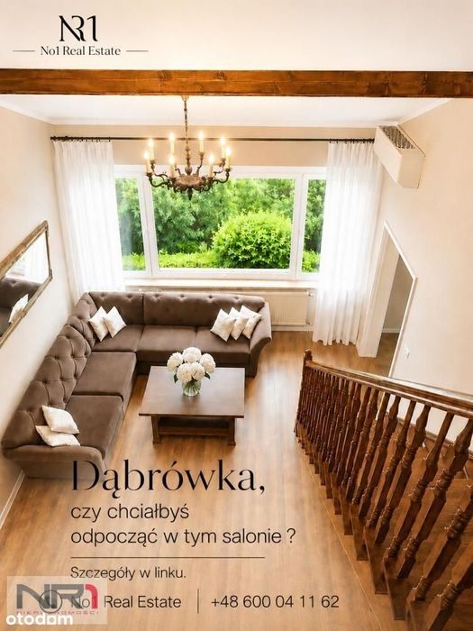 Dom wolnostojący z pięknym ogrodem.
