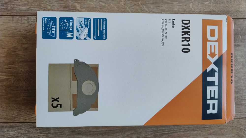 DEXTER / worki papierowe DXKR10 / 12L / 3 szt.