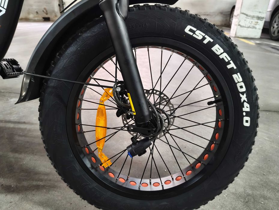 bicicleta elétrica drvetion, 1000w, fat tire, só 20km, com garantia