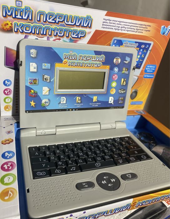 Дитячий Ноутбук з рідкокристалічним екраном/ Українська та Англ мова
