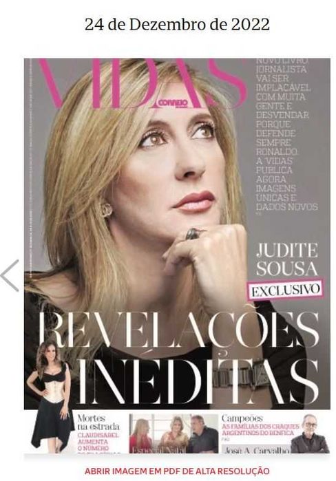 4 revistas diversas de Judite de Sousa