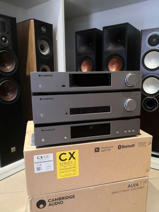 Zestaw stereo CAMBRIDGE AUDIO CXN v2 + CXA-81 v2 + CXC raty 0% WROCŁAW
