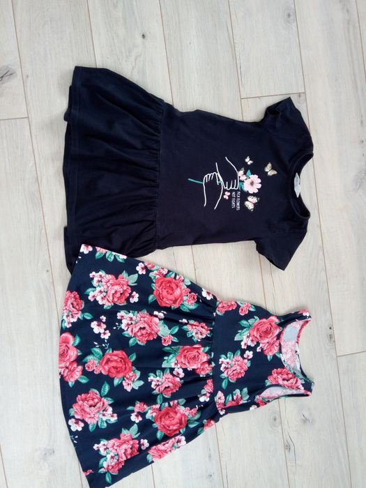 Sukienki letnie dla dziewczynki rozmiar 110/116 H&M