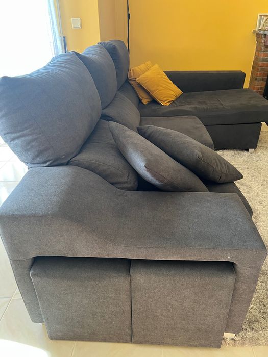 sofá com chaise longue