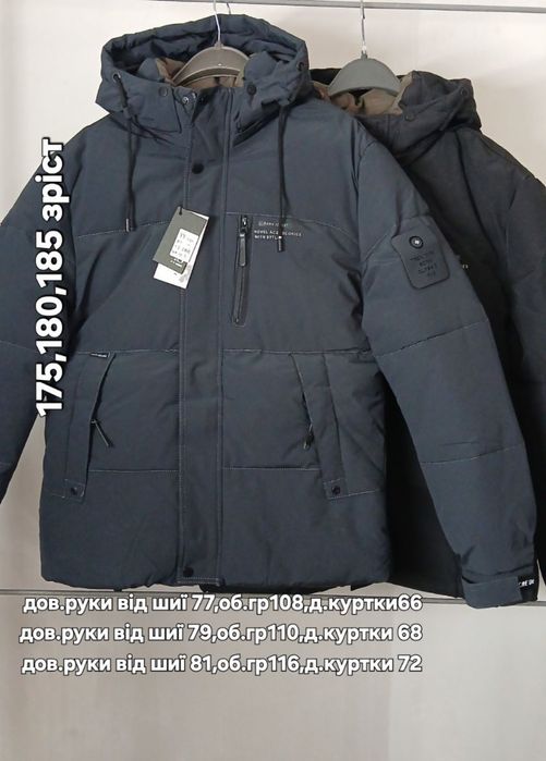 Чоловіча фабрична куртка