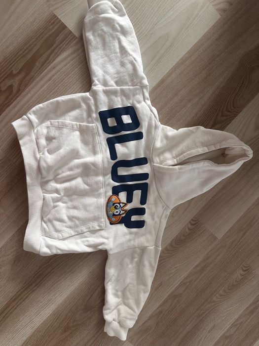 Zara bluza 98 bluey biała over
