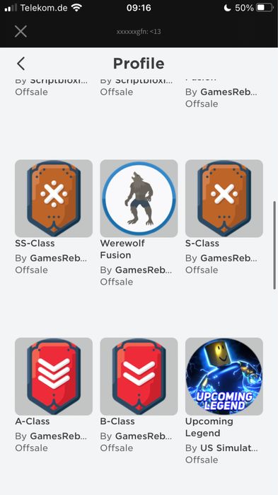 Акаунт в роблаксі