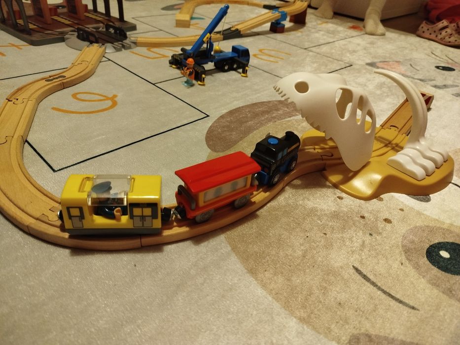 Tory drewniane Lidl playtive kolejka