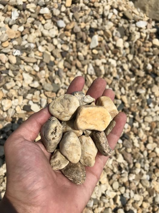 ŻÓŁTY OTOCZAK 16-32 mm Kamień Ogrodowy Grys Żwir Dekoracyjny Czersk