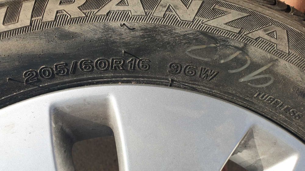 Jante do Audi com pneu A5