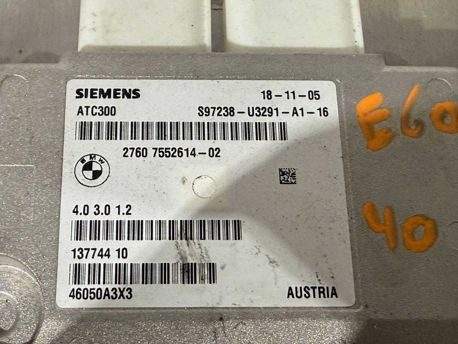 Módulo ecu centralina caixa bmw série 5 e60 e61