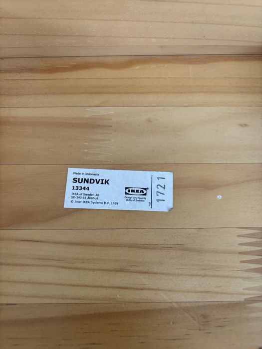 Zestaw Ikea Sundvik stolik z krzesełkiem