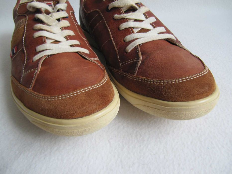 NAPAPIJRI brązowe męskie buty rozmiar 43 , skórzane sneakersy