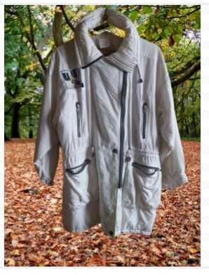 Куртка женская длинная брендовая немецкая 48 - 50 размер белая Elho