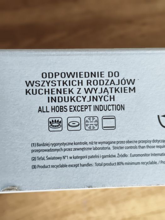 Patelnie Tefal z rączką
