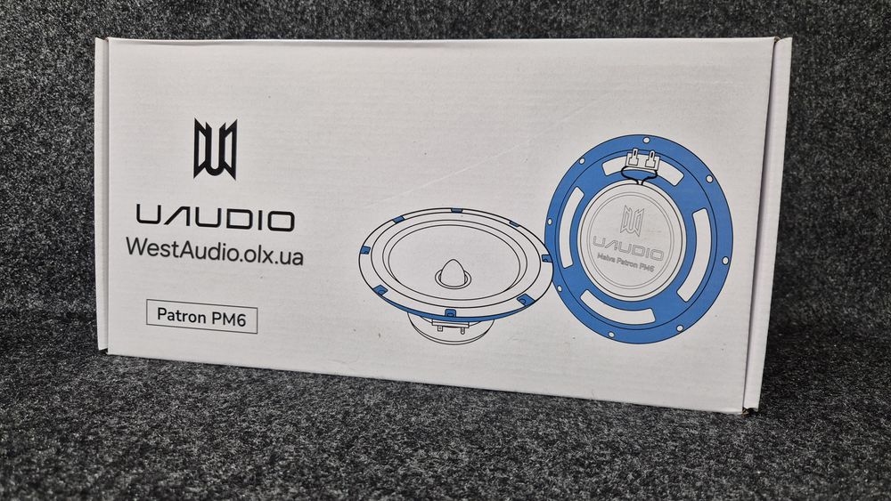 16см Мідбаси UAudio PM6 130Вт  динаміки в авто колонки автозвук акустика сабвуфер ціна за пару