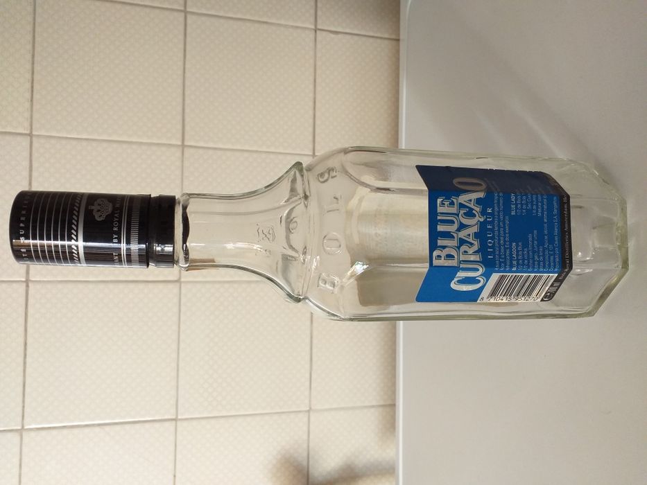 Empty Liqueur Bottle "Blue Curaçao"64729606741634121