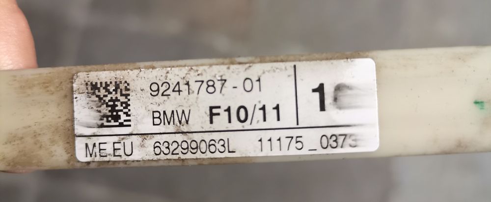 Fita sensor proteção pedestre fibra otica bmw f10 f11 airbag