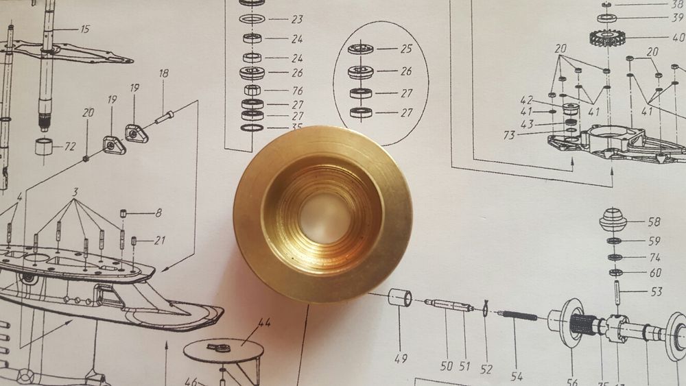 Стакан редуктора лодочного мотора Мотор Сич ПЛМ-40 ( МС-40 )