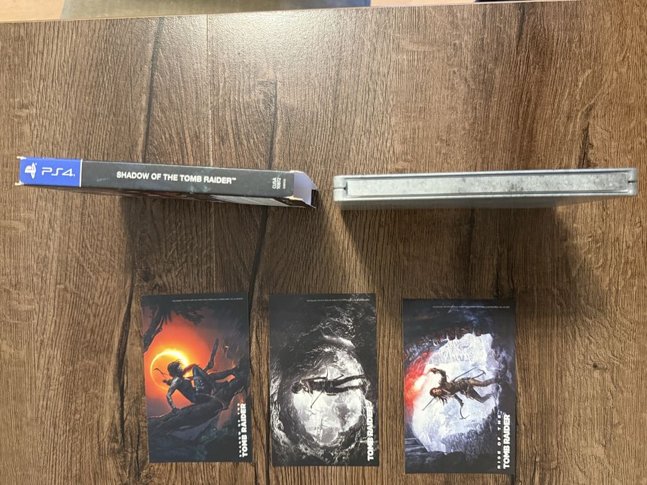 Shadow of the tomb raider limited steelbook edition PS4
