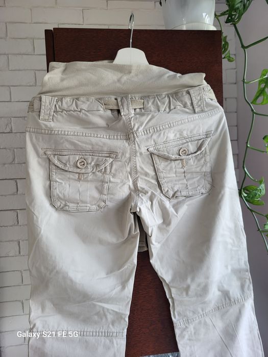 Spodnie ciążowe H&M mama rozm S