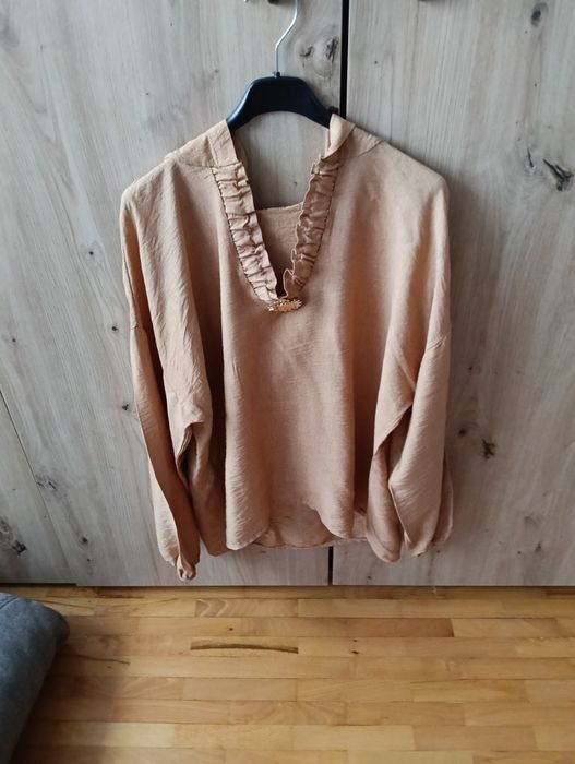 Bluza len damaska