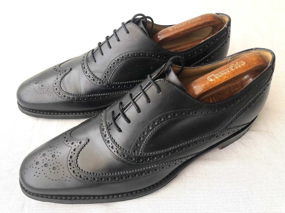 Кожаные броги английского бренда Barker, состояние!