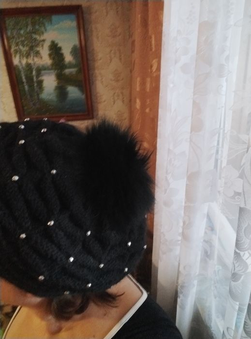 Новый зимний двойной женский берет