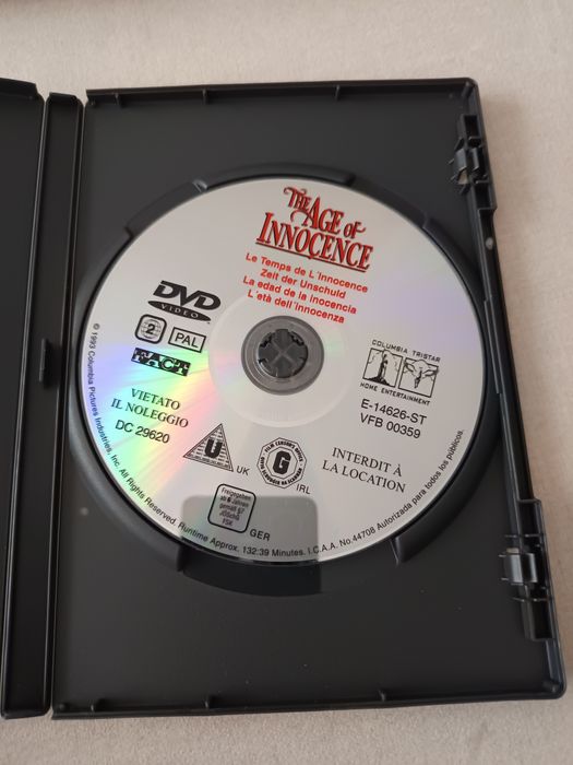 DVD a idade da inocência