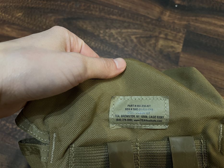 Invisio X50 TEA  тактична гарнітура (активні навушники ) армії США
