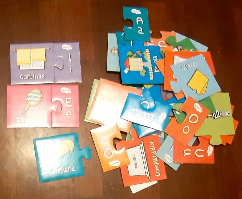 Puzzle Aprende as vogais com o Panda