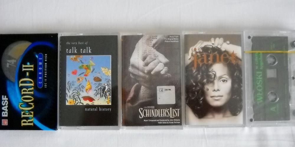 Zestaw kaset audio - magnetofonowych + Gratis