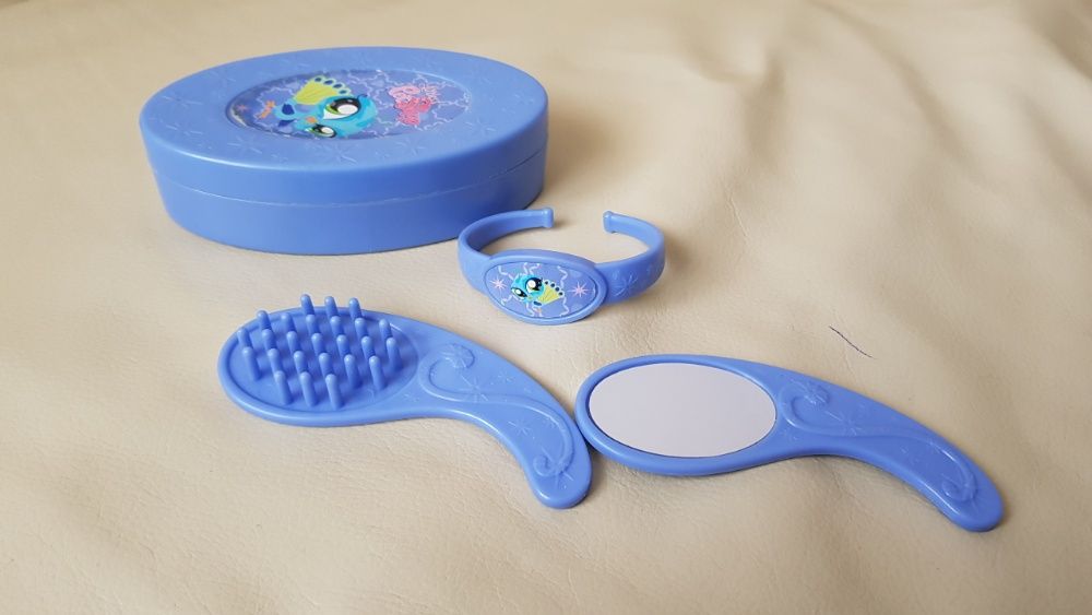 akcesoria LPS LITTLEST PET SHOP, szczotka, lusterko bransoletka