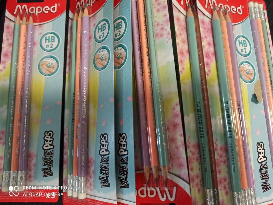 Material escolar Novo nas embalagens 1€ a escolher