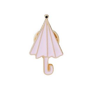 PIN WPINKA przypinka znaczek różowa parasolka