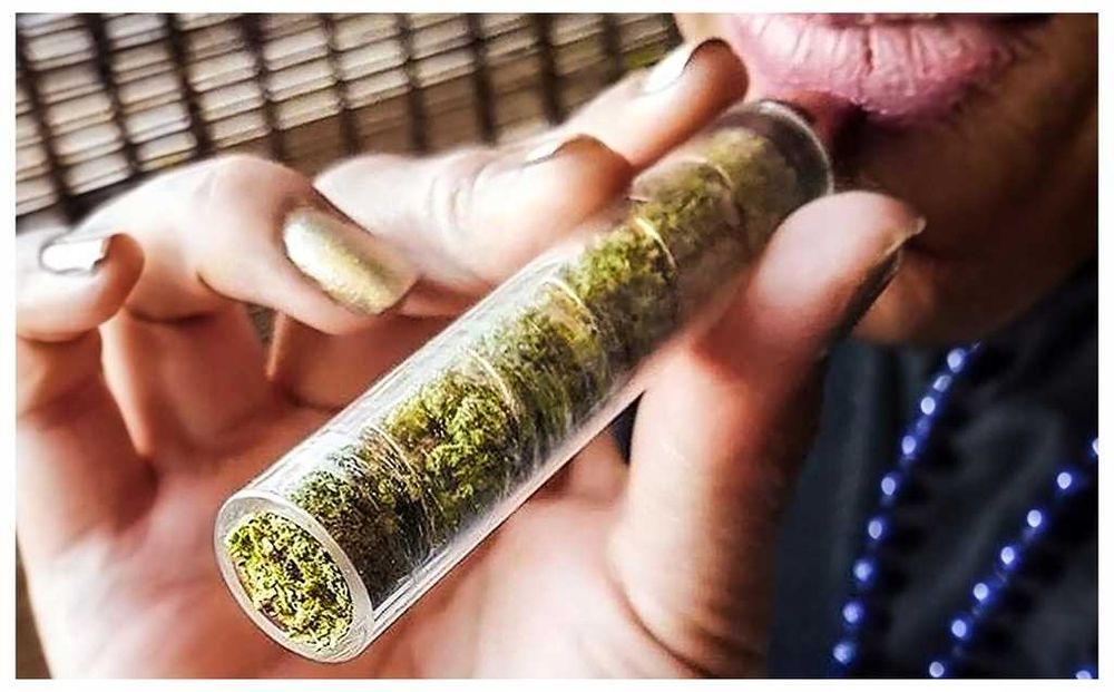 Szklana Fajka Joint Blunt Rurka Śruba Lufka THC CBD Marihuana Prezent