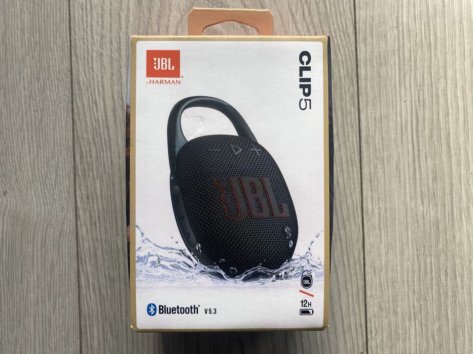 Nowy Oryginalny Przenośny Głośnik Bluetooth JBL Clip 5 Okazja Clip5