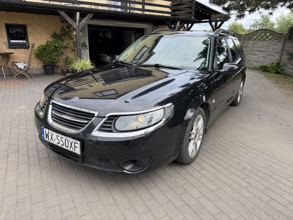 Saab 9-5 / 2.0 T / HAK / Podgrzewane fotele / Klimatyzacja / Po małej kolizji