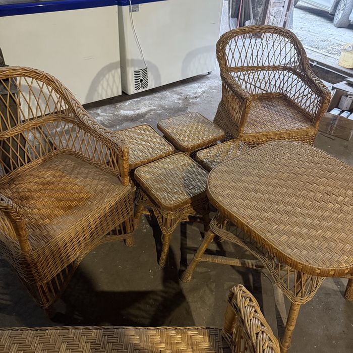 Комплект садових Меблів з Натурального Ротанга