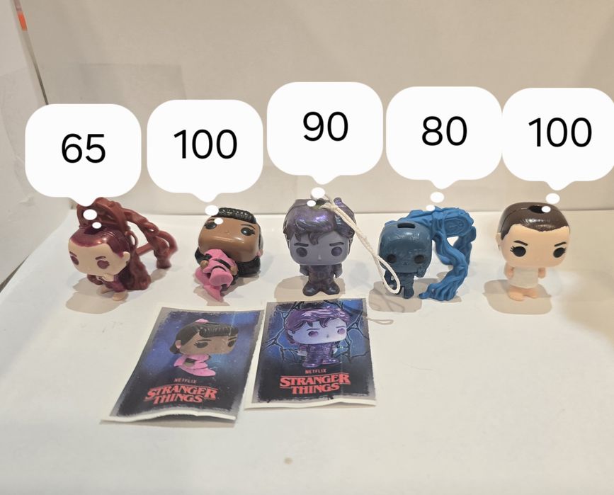 Фигурки Kinder Очень странные дела Stranger Things Дивні дива осд