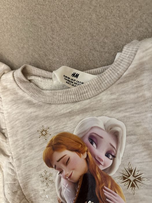 Bluza kraina lodu H&M rozmiar 98
