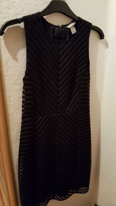 Sukienka czarna elegancka h&m wieczorowa
