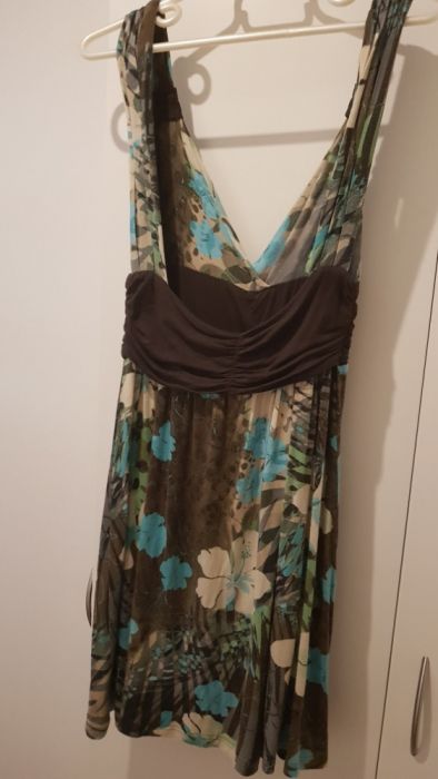 Vestido em algodão sem costas tamanho S/M