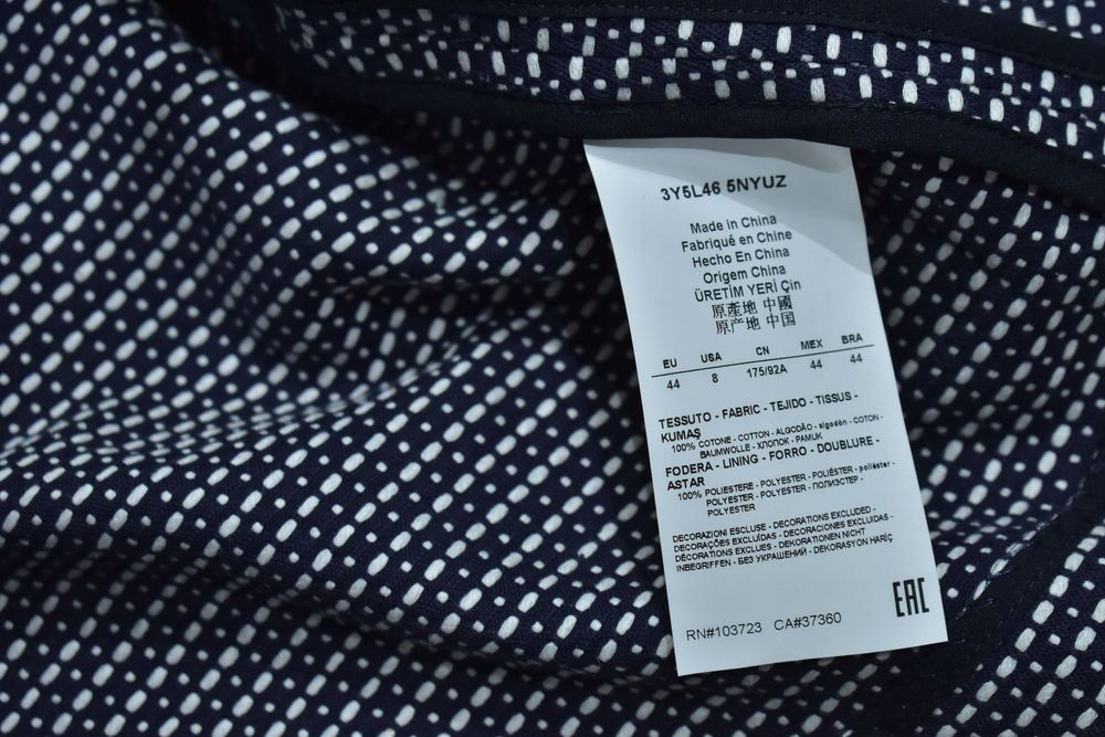 Armani Jeans Dłuższa Elegancka Marynarka Damska 44