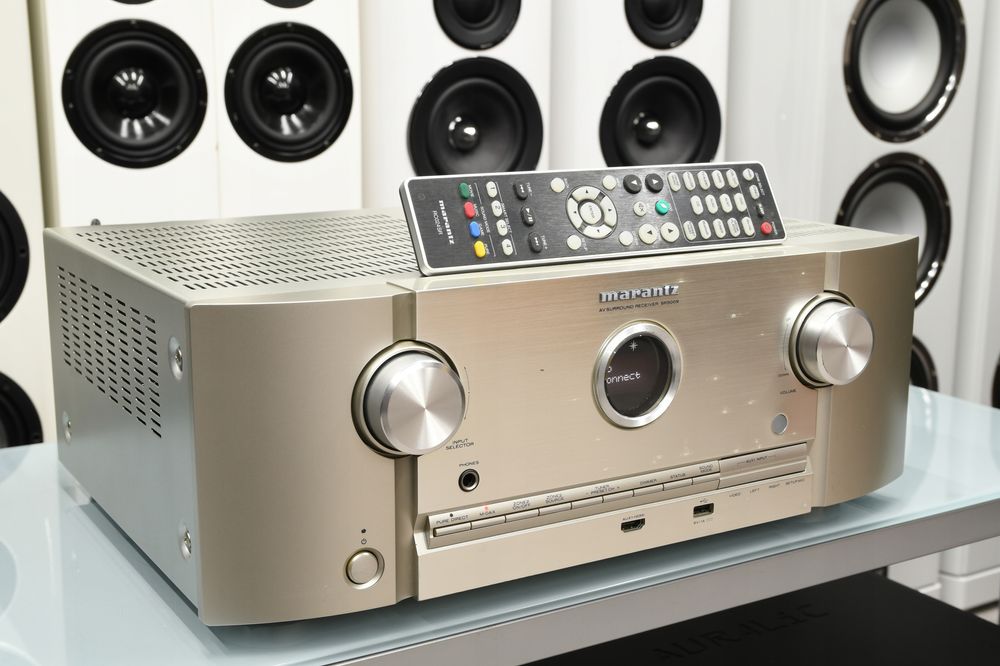 Amplituner wzmacniacz do kina domowego stereo Marantz SR5009 pilot