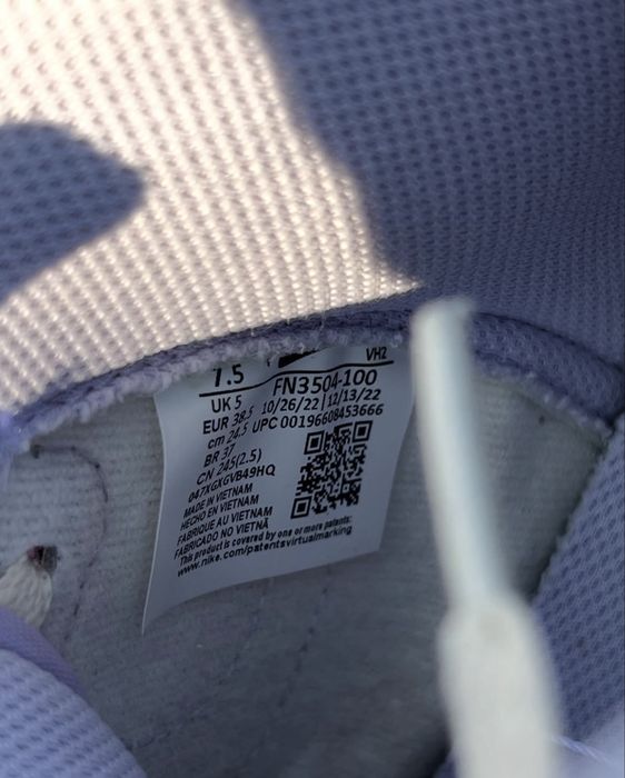 Nike Dunk High кросовки 38.5