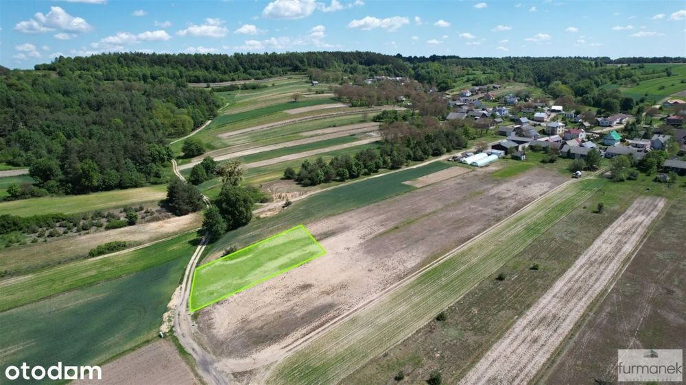 Działka budowlana o pow 1829 mkw na Roztoczu