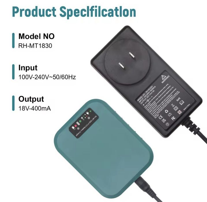 Carregador de bateria para MAKITA. Novos! 4A 18v