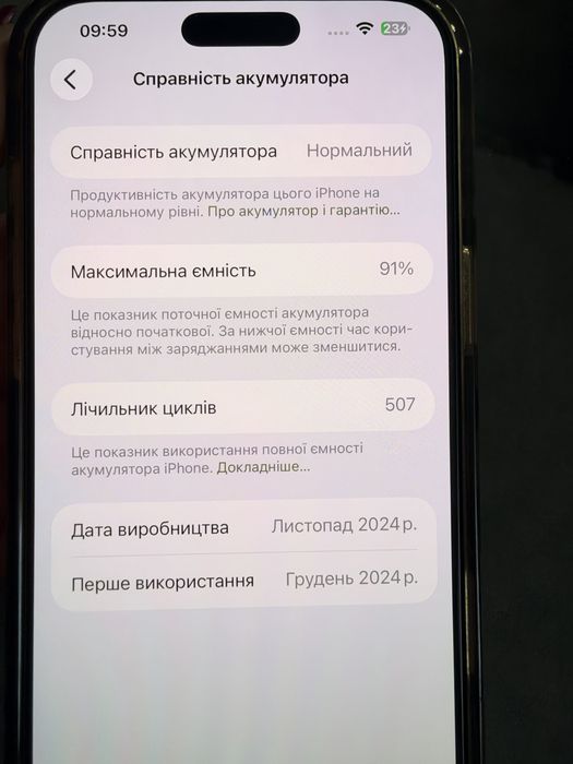 Iphone 16 Pro Max, 512 gb, фізична сім